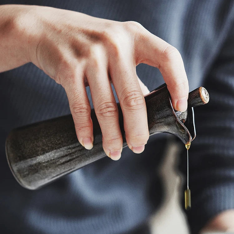 Verseuse en céramique coqillage