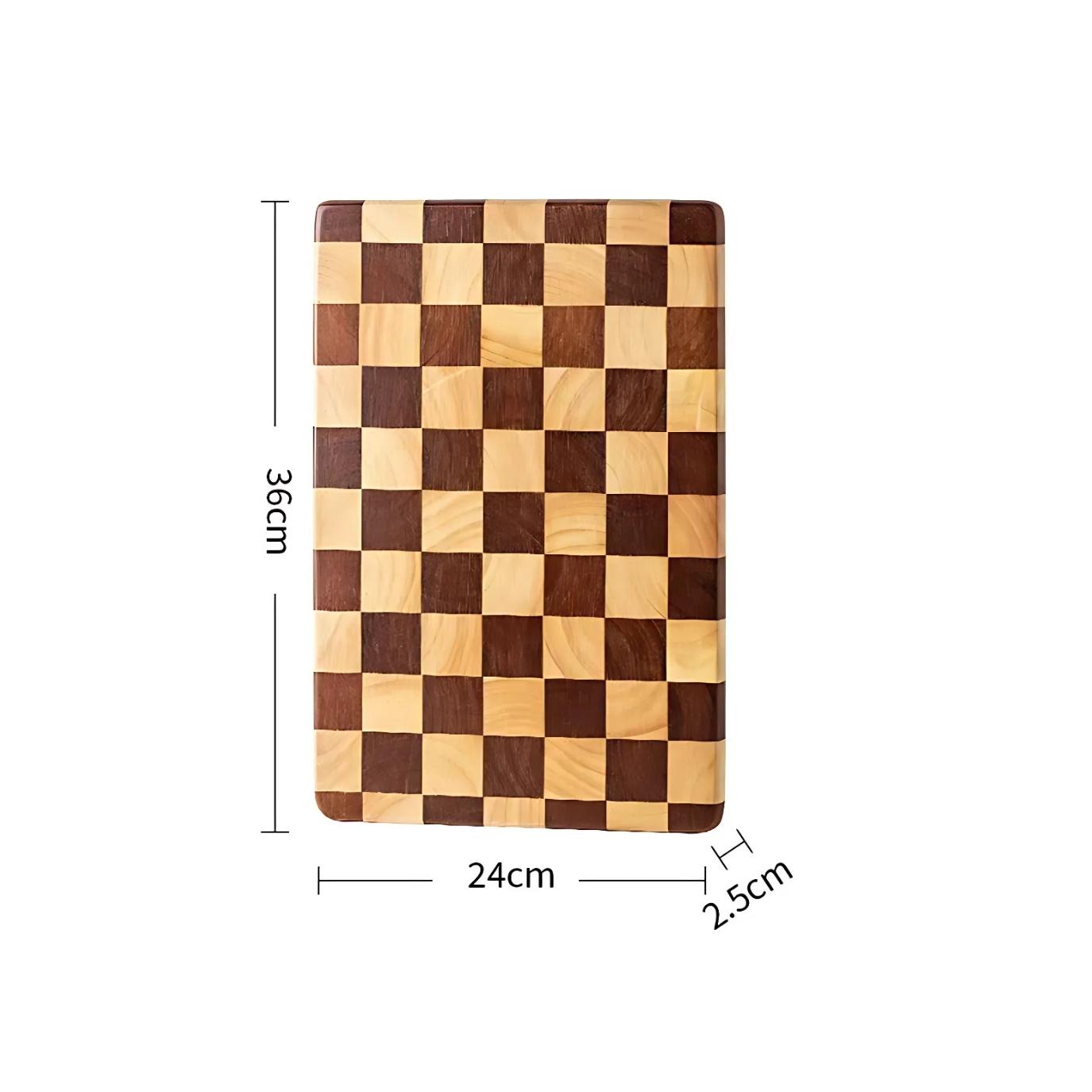 Planche à découper damier