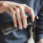 Verseuse en céramique coqillage